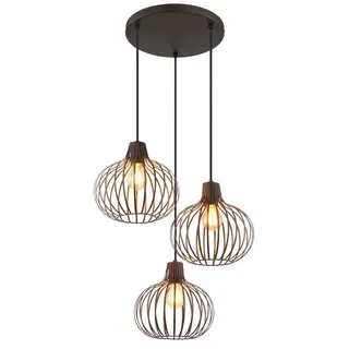 Nowa Mateo 1-flg. Ø 50 cm rund rostfarben