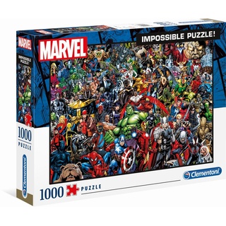 Clementoni - High Quality Collection - Impossible Puzzle - Marvel Universe 1000 Teile