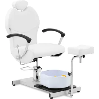 Physa, Sessel, Fußpflegestuhl Kosmetikstuhl Pediküre-Stuhl mit Beinablage und Waschbecken