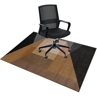 ENHS Bodenschutzmatte Gaming Bürostuhl Stuhlmatten 4 mm Dick, für Büro, Zuhause, Mehrzweck-Stuhlteppich für Zuhause/Büro, Boden Schutzmatten, Maschinenwaschbar 140 x 160cm