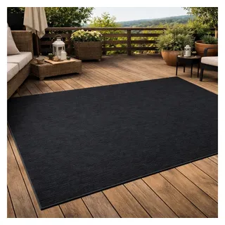 Steffensmeier Teppich Gotland, Rechteckig, In- und Outdoor, wasserfest schwarz 240 cm x 330 cm