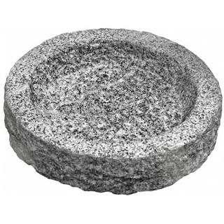 Dehner Granit-Vogeltränke, Ø 35 cm, Grau