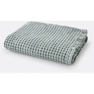 La Redoute Interieurs Handtuch Tifli, Baumwolle, Waffelpikee graugrün