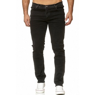 Reslad Stretch-Jeans Reslad Jeans Herren Designer Slim Fit Basic Style Stretch Denim Jeans-Hose Slim Fit schwarz 36