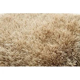 Peyer Syntex Teppich Teppich Polyshaggy Sense rund 180 cm, rund beige
