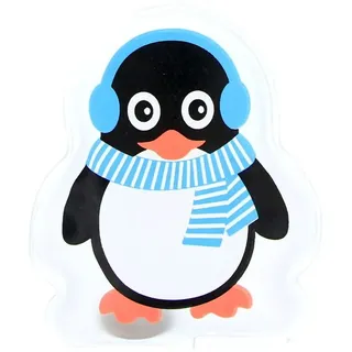MICA Weihnachtsfigur Handwärmer - Pinguin - ca. 9,5 cm blau|grün|rosa|schwarz