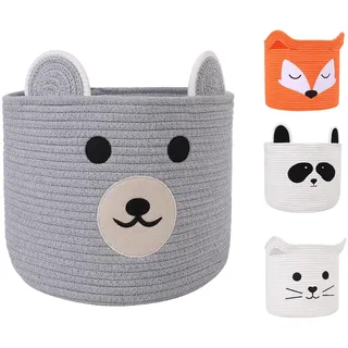 ACOHSY 30×30 CM Aufbewahrungskorb für Kinder–Multifunktionale Spielzeug-Aufbewahrungsbox & Wäschekorb für Kinderzimmer–Kallax-kompatibel–Ideal für Baby & Kinder