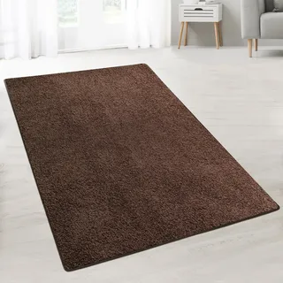Karat Barcelona Shaggyteppich 100 x 300 cm dunkelbraun