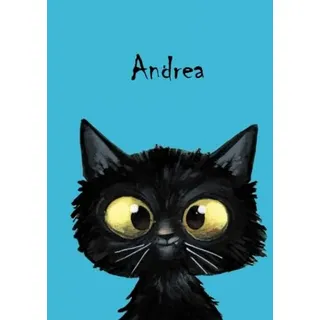 Personalisiertes Notizbuch - DIN A5 - Andrea: 80 blanko Seiten