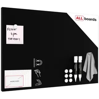 ALLboards Kreidetafel 60 x 40 cm Schwarz