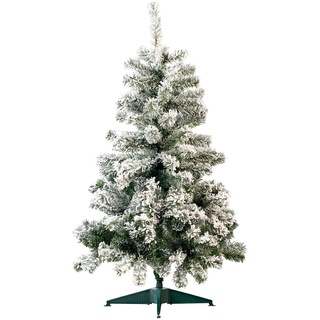 Künstlicher Weihnachtsbaum im Schneedesign, 120 cm, 199 PVC-Spitzen
