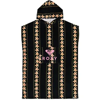 Roxy Stay Magical Printed Poncho - Anthibiscusrealstripesspaced s), - One Size