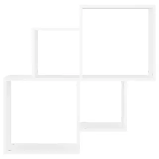 vidaXL Würfelregal Weiß 80x15x78,5 cm Holzwerkstoff