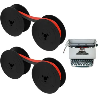 Schreibmaschinenband, 2 Stück Schreibmaschinenband, Schreibmaschine, Schreibmaschine, Schreibmaschine, Kompatibel Mit Klassischen Schreibmaschinenmodellen, Je 10 Meter, Schwarz.