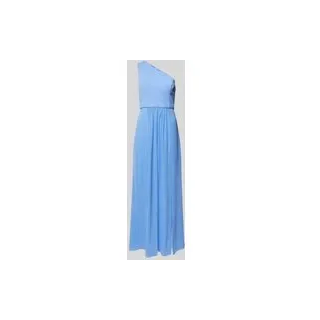 Abendkleid mit One-Shoulder-Träger, Hellblau, 46
