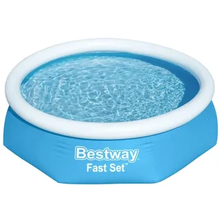 BESTWAY Fast Set Aufstellpool ⌀ 244 x 61 cm Blau