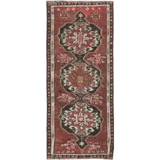 Carpet Avenue Teppich Kelim Türkisch 399x162, Läufer, Höhe: 4 mm lila|rosa