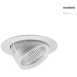 Brumberg LED Einbaurichtstrahler ARTEMIS MINI 230V AC, 50 Hz, rund, CRI > 90, 26,7W, 40°, 4000K, 3447lm, silber BRUM-88254164
