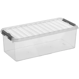 SUNWARE Q-Line Aufbewahrungsbox 48,5 x 19 x 14,7 cm 15-tlg. transparent