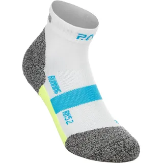 P.A.C. RN 5.2 Reflective Pro Laufsocken Herren-weiß, türkis, Größe 40-43