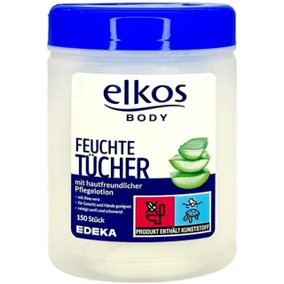 Elkos Body Feuchttücher hautfreundliche Pflegelotion 150 Stück