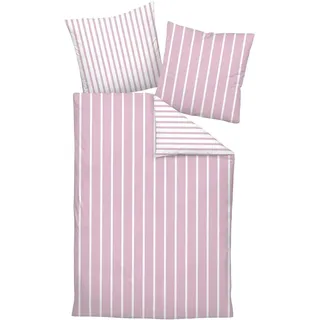 JANINE Modern Classic Gestreift Pink 40 x 80 cm