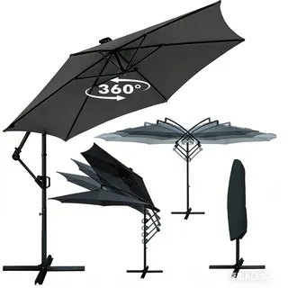 Deuline ALU Ø 300 cm Grau