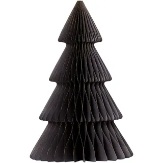 coopz Weihnachtsschmuck Tanne groß Papier Aufsteller Weihnachten Baumschmuck, Farbe:anthrazit