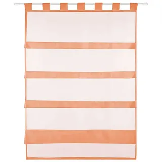 BestLivings orange Bistrogardine Transparent mit Schlaufen in 80x110 cm (BxL), in vielen Varianten erhältlich