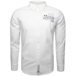 La Martina Langarmhemd MAC301 Herren weiß 3XL