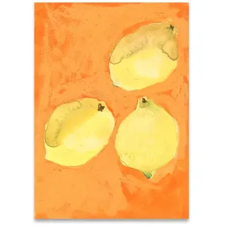 Paper Collective - Lemons Poster, 30 x 40 cm