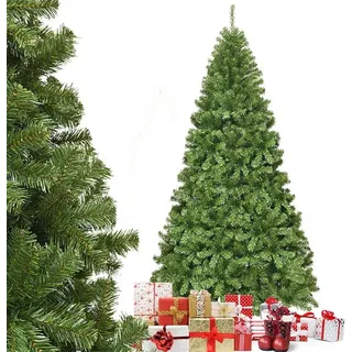 Costway Künstlicher Weihnachtsbaum Grün 225 cm
