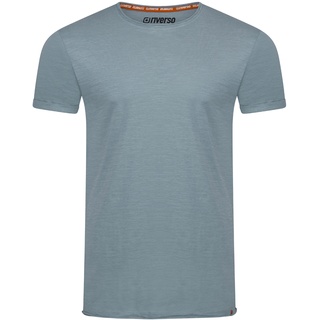 riverso Herren Basic T-Shirt RIVLenny Regular Fit Regular Fit Slate Blau S
