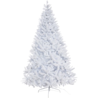 Künstlicher Weißer Tannenbaum Mit 1261 Spitzen  180 Cm
