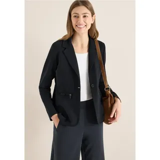 CECIL Silk-Touch Blazer - Schwarz