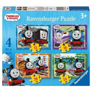Ravensburger Puzzle 4 in 1 Kinder Puzzle Box Ravensburger Thomas & seine Freunde, 24 Puzzleteile