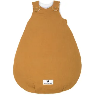 Julius Zöllner Ganzjahresschlafsack Terra Musselin 2.5 TOG, braun, 50