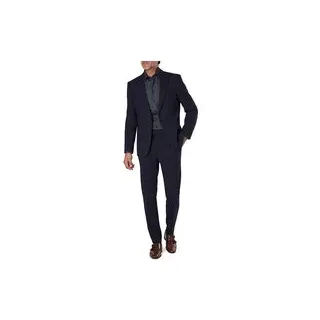BOSS Black Herren Anzug blau Schurwoll-Stretch Slim Fit, blau, Herbst/Winter 2025/2026