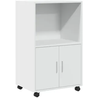 vidaXL Rollschrank 55 x 91 x 40 cm Weiß