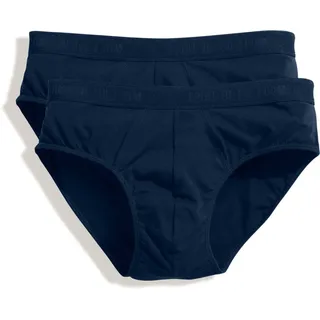 Fruit of the Loom Herren Classic Sport Brief (2er Pack) Slip 67-018-7 navy/navy S
