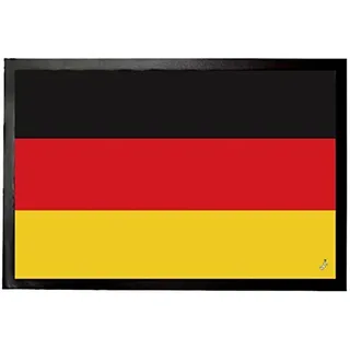 1art1 Deutschland Flaggen Der Welt Fußmatte Dekomatte Innenbereich | Design Türmatte 60x40 cm