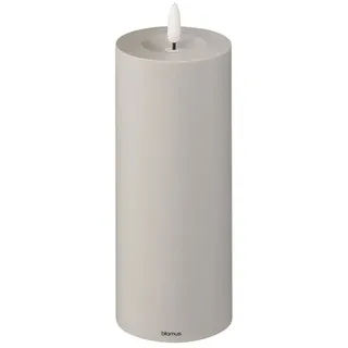 Blomus LED-Kerze ''Noca'' in Grau - (H)27 cm