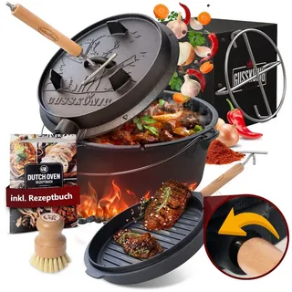 gusskönig Deckelheber 20 cm Edelstahl/schwarz