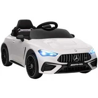 aiyaplay Elektroauto Kinderauto 12V schwarz/weiß (1-tlg)
