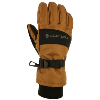 Carhartt Men's W.P. Waterproof Insulated Work Glove, Brown/Black, X-Large