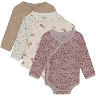PIPPI 4er-Pack Wickelbody langarm,