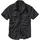 Kurzarmhemd Black 4XL