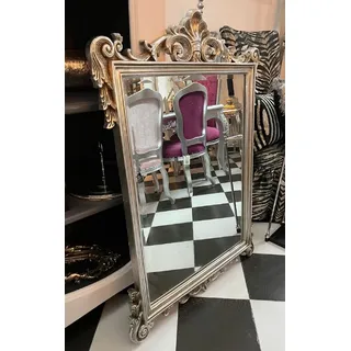 Casa Padrino Barock Spiegel 50 x 70 cm Silber