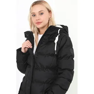 Winterjacke Steph für Damen, Schwarz, Größe L, mit Kapuze, pflegeleicht und strapazierfähig - Schwarz - L