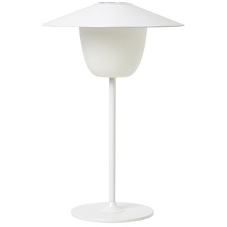 blomus Schreibtischlampe ANI LAMP Mobile LEDLeuchte Lampe Laterne USB ladbar Aluminium White, Helligkeitfunktion, LED